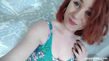 Preview 1 of Drty Film - Amateur RedHead Films Herself While Playing with Toy