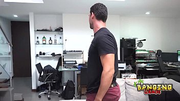 Preview 2 of Indian Pissing Wife - Antonio seduces his big titty latina maid