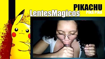 Preview 3 of Flim Type - Colegiala sucia con lentes edad 20 a&ntilde_os aprendiendo a mamar