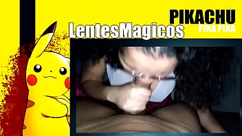 Preview 1 of Flim Type - Colegiala sucia con lentes edad 20 a&ntilde_os aprendiendo a mamar