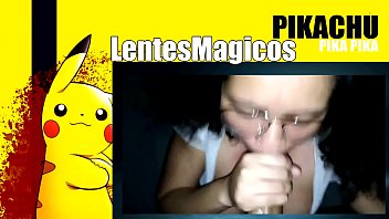 Preview 4 of Flim Type - Colegiala sucia con lentes edad 20 a&ntilde_os aprendiendo a mamar