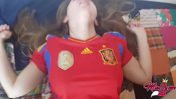 Preview 4 of All Sex Of Cute Girls - Spaniard Horny Teen helps him to lost his virginity ( Creampie )
