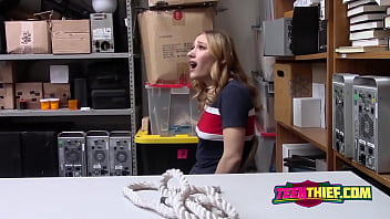 Preview 2 of Mom Satep Son - Kasey Miller steals stuff in shopping mall and gets busted