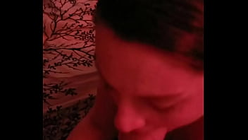 Preview 2 of Dildo Under Table - Milf loves huge cock