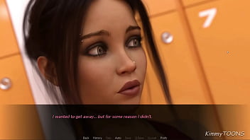 Preview 2 of Liz Autoney - Big Dick Futa Bae causes small dick trans woman to cum in her shorts in the locker room - kimmytoons
