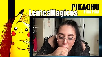 Preview 3 of Might Night Sex Xxx - Gordita de lentes me hace una mamada y se traga toda la leche