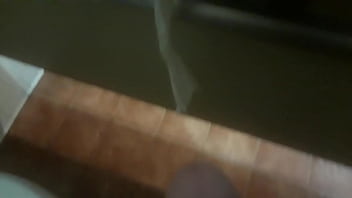Preview 3 of Turkish Husband - Huge half hard cumshot in a park bethroom