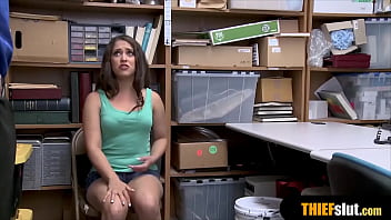 Preview 1 of Xvideo Down Load - Shoplifter fucked and recorded on CCTV