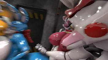 Preview 2 of Arabian Rough Sex - male on she makes fnaf