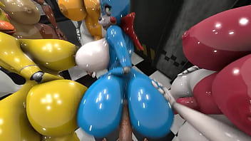 Preview 3 of Arabian Rough Sex - male on she makes fnaf