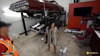 Preview 2 of Fucking Sleeping M0m - Roadside - Thick Latina Stripper Fucks The Mechanic