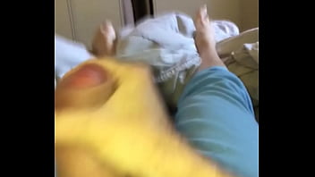 Preview 3 of First Time Surprize - Jerking off my big cock and cuming