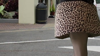 Preview 3 of Tina Wisdom - Windy day out in my stockings
