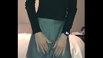Preview 1 of Im Wohnwagen 2x - Sexy sissy strip tease