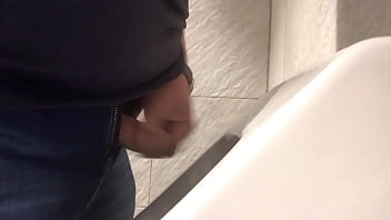 Preview 2 of Hungry Bade Boy - Public Toilet Cumshot