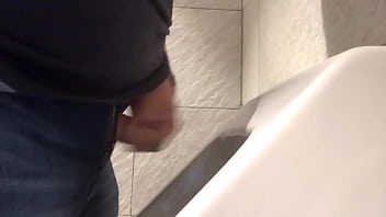 Preview 1 of Hungry Bade Boy - Public Toilet Cumshot