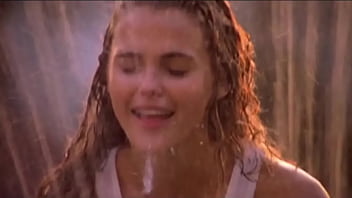 Preview 2 of Swait Naidu - Keri Russell - Gets her top wet running through sprinklers - (uploaded by celebeclipse.com)
