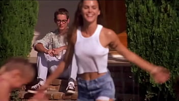 Preview 1 of Swait Naidu - Keri Russell - Gets her top wet running through sprinklers - (uploaded by celebeclipse.com)