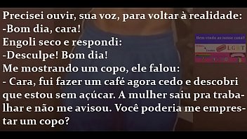 Preview 3 of Double Style - Conto Er&oacute_tico: VIZINHO ROLUDO PEDIU UM COPO DE A&Ccedil_&Uacute_CAR EMPRESTADO E PAGOU COM LEITE QUENTE NO MEU RABO