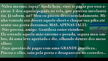 Preview 4 of Double Style - Conto Er&oacute_tico: VIZINHO ROLUDO PEDIU UM COPO DE A&Ccedil_&Uacute_CAR EMPRESTADO E PAGOU COM LEITE QUENTE NO MEU RABO
