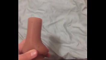 Preview 1 of Small Daughter And Dad Sex - Having fun with my new toy