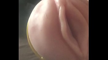 Preview 4 of Dasi Indiyan Babi Saksi - Better video of me fucking my fleshlight with a CREAMPIE finish