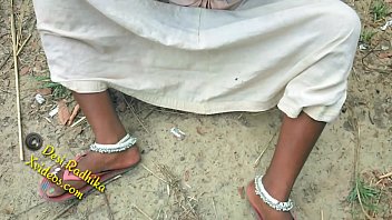 Preview 1 of Putas Bajitas - Hot Desi Jungle Sex Village Girl Fucked By BF With Audio Awesome Boobs