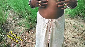 Preview 4 of Putas Bajitas - Hot Desi Jungle Sex Village Girl Fucked By BF With Audio Awesome Boobs