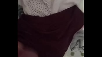Preview 1 of Mom And San Sleeping Shaer - corrida en bragas de mi mujer 39 (cum in pants of my wife)