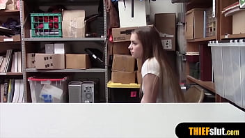 Preview 1 of Dentist Chair - Her summer shopping haul ends in fucking with a cop