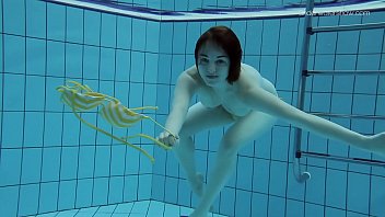 Preview 2 of Antie Sax - Lada Poleshuk underwater show big tits short hair