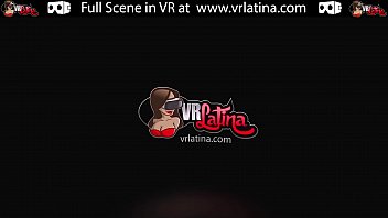 Preview 1 of Kehlenfick Zum Kotzen Gebracht - VRLatina - Hotel Fuck With Big Latina Tits 5K VR