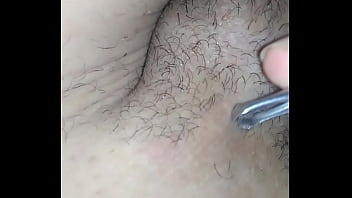 Preview 3 of New Porn Vidis - Depilando o pau com uma pin&ccedil_a