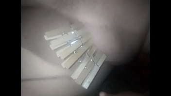 Preview 4 of Sweet Russian Teen Compilation - Clothespin nipple t.