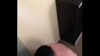 Preview 4 of Japan Junior Small Pussy - Filming guy sucking my dick with curtain gloryhole