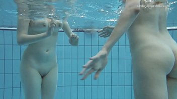Preview 3 of Rossana Doll Socks - Hot lesbian show underwater