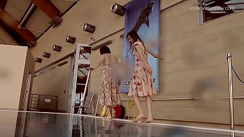 Preview 1 of Rossana Doll Socks - Hot lesbian show underwater