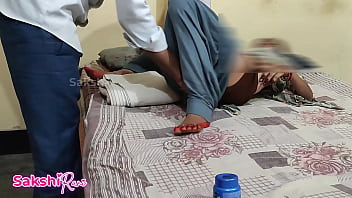 Preview 1 of School Bays Sex - Indian sakshi having sex with her stepbrother FIRST ANAL sex