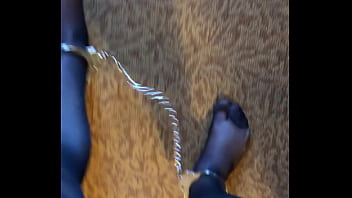 Preview 2 of Fifty Shades Of Gray Porn - Pantyhose Gay Leg Irons