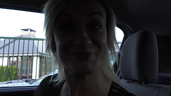 Preview 3 of A Khgda - Blonde Cougar fucks in car 6021 31 - Oct 31