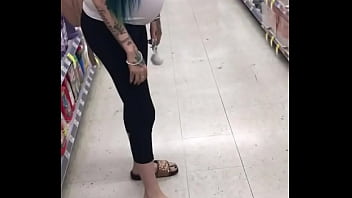 Preview 2 of Naked Dive - Shopping with Pregnant Hooker