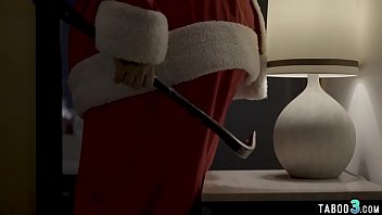 Preview 2 of Lady Dee With Old Man - Mall Santa visited and fucked ex boss teen stepdaughter