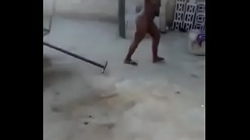 Preview 1 of Xxx Dog Vdo - Mozambican woman working naked
