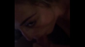Preview 2 of My Girlfriends Big Tits Mom - Brunette sucks dick