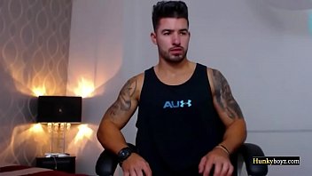 Preview 3 of Brazil Pop - Handsome Scruffy Model Caught On Tape