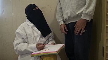 Preview 1 of Voodoo Hair - real virgin boy in France is SHOCKED when a perverted muslim nurse touches his big dick