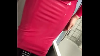 Preview 2 of Son Jerk Sleeping Mom - Latexdress and gag