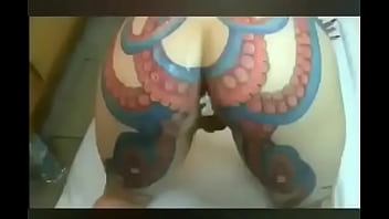 Preview 2 of Mom Dominate Son - Woman pees wiped cream on dick
