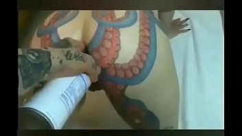 Preview 1 of Mom Dominate Son - Woman pees wiped cream on dick