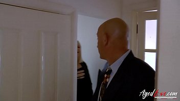 Preview 2 of Eak Girl Five Boy Prom Hindi - AgedLovE Hardcore Fuck with Seduced Sales Agent